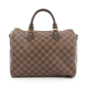 Louis Vuitton Speedy Bandouliere Bag Damier 30 Brown