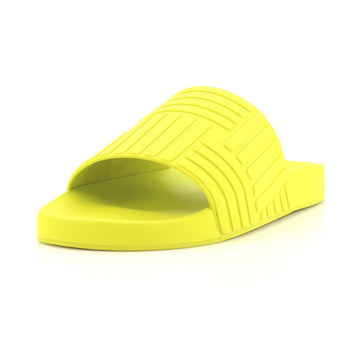 Bottega Veneta Men's Slider Slide Sandals Embossed Rubber
