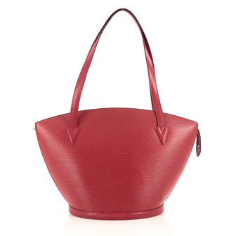 Louis Vuitton Saint Jacques Handbag Epi Leather GM red