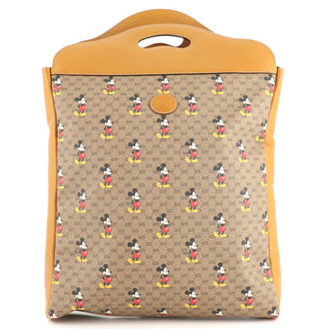 Gucci Disney Mickey Mouse Top Handle Tote Printed Mini GG Coated Canvas Large