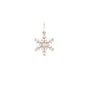 Tiffany & Co. Snowflake Pendant Pendant & Charms Platinum with Diamonds