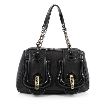 Fendi B. Bag Leather Medium Black
