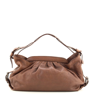 Fendi Doctor B. Frame Shoulder Bag Leather