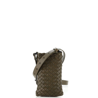Bottega Veneta Crossbody Phone Holder Pouch Intrecciato Nappa