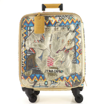 Chanel Street Spirit Rolling Trolley Graffiti Printed Canvas