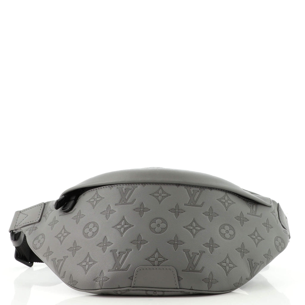 Louis Vuitton Discovery Bumbag Monogram Shadow Leather PM Gray