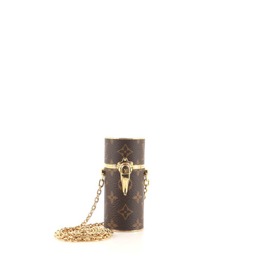 Louis Vuitton Lipstick Case on Chain Monogram Canvas