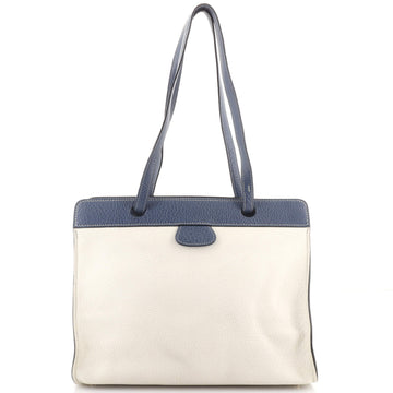 Hermes Muzo Shoulder Bag Bicolor Buffalo Skipper 31