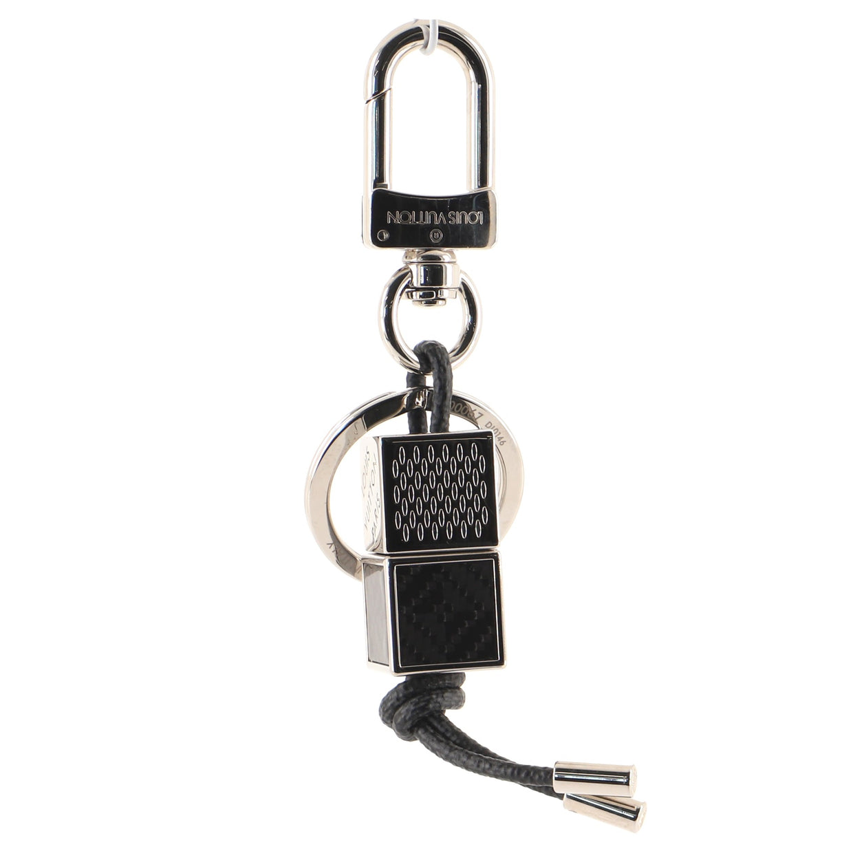 Louis Vuitton Dice Bag Charm and Key Holder Damier Graphite and Metal