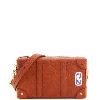 LV x NBA Soft Trunk Wearable Wallet Monogram Embossed Leather