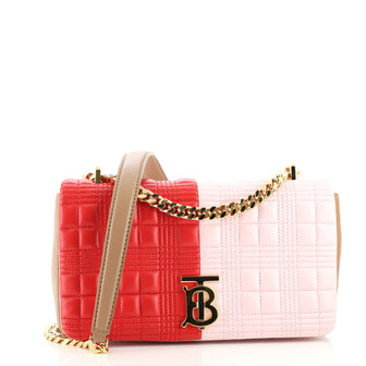 Burberry Lola Shoulder Bag Quilted Lambskin Small