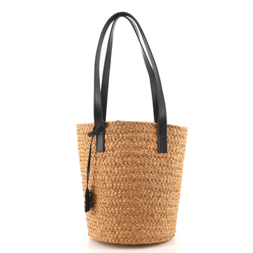 Saint Laurent Panier Basket Shopper Raffia Small