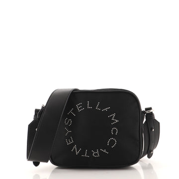 Stella McCartney Logo Camera Bag Studded Nylon Mini