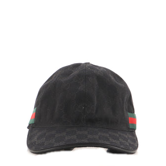 Gucci Web Baseball Cap GG Canvas