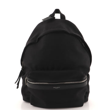 Saint Laurent City Backpack Canvas Medium