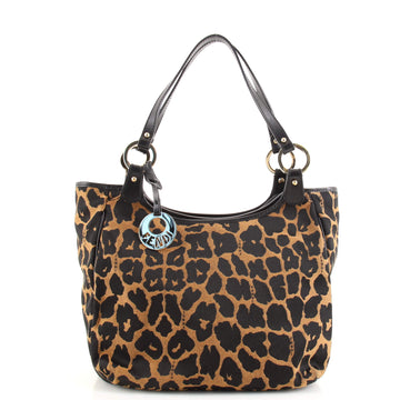 Fendi Chef Tote Printed Canvas Small