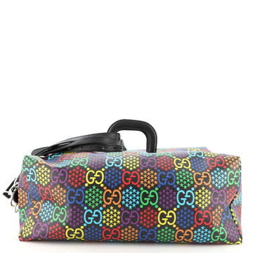 Gucci Convertible Duffle Backpack Psychedelic Print GG Coated Canvas Medium