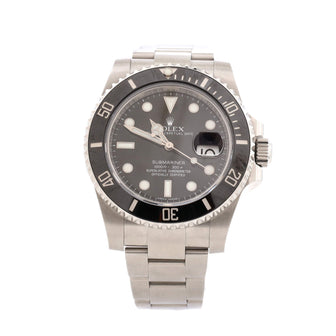 Oyster Perpetual Submariner Date Automatic Watch Stainless Steel and Cerachrom 40