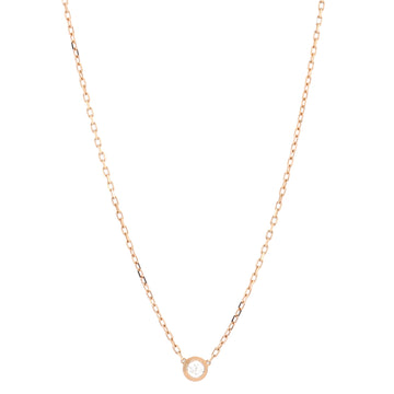 Cartier Diamants Legers Pendant Necklace 18K Rose Gold with Diamond Small