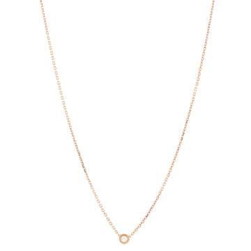 Cartier Diamants Legers Pendant Necklace 18K Rose Gold with Diamond XS