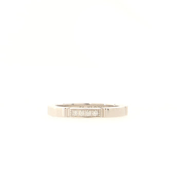 Cartier Maillon Panthere Ring 18K White Gold with 4 Diamonds