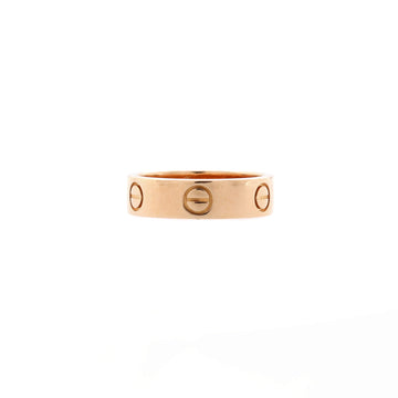 Cartier Love Band Ring 18K Rose Gold
