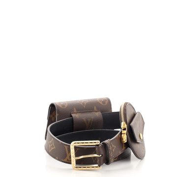 Louis Vuitton Daily Multi Pocket Belt Monogram Canvas Medium