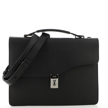 Christian Dior Elite Briefcase Grained Calfskin