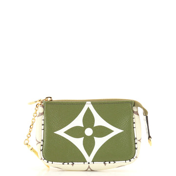 Louis Vuitton Pochette Accessoires Limited Edition Colored Monogram Giant Micro