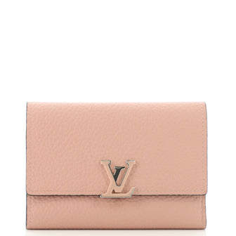 Louis Vuitton Capucines Compact Wallet Leather
