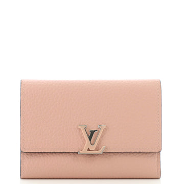 Louis Vuitton Capucines Compact Wallet Leather