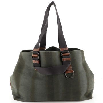 Bottega Veneta Open Tote Printed Canvas Large