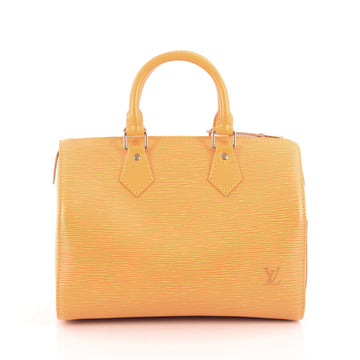 Louis Vuitton Speedy Handbag Epi Leather 25 Yellow