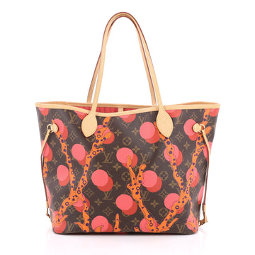 Louis Vuitton Neverfull NM Tote Limited Edition Monogram Canvas Ramages MM Brown