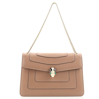 Bvlgari Serpenti Forever Shoulder Bag Leather Medium