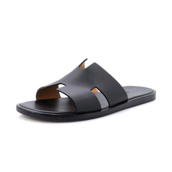 Hermes Men's Izmir Slide Sandals Leather