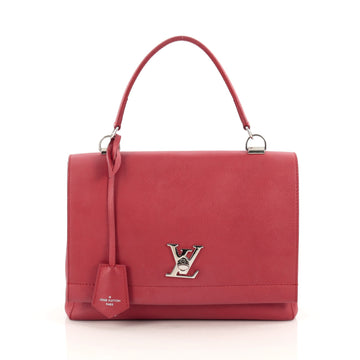 Louis Vuitton Lockme II Bag Leather Red