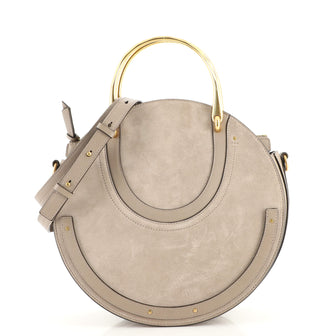 Chloe Pixie Crossbody Bag Leather and Suede Medium