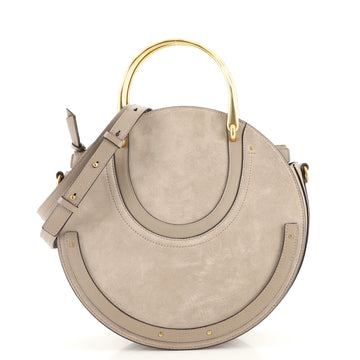 Chloe Pixie Crossbody Bag Leather and Suede Medium