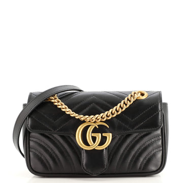 Gucci GG Marmont Flap Bag Matelasse Leather Mini