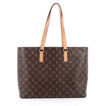Louis Vuitton Luco Handbag Monogram Canvas brown