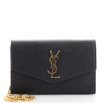 Saint Laurent Uptown Chain Wallet Leather