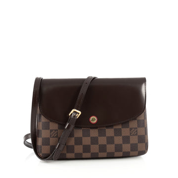 Louis Vuitton Twice Handbag Damier Brown