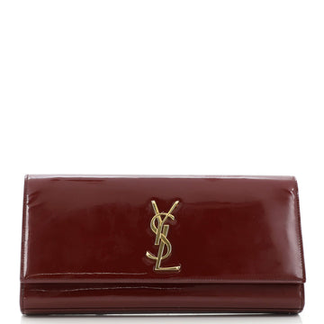 Saint Laurent Classic Monogram Clutch Patent Long