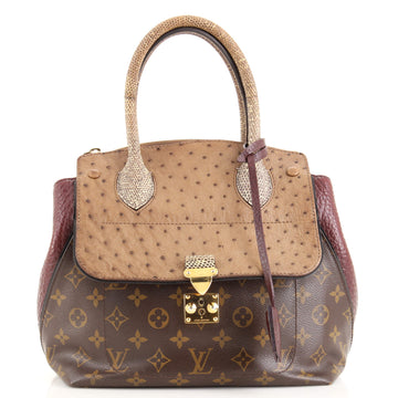 Louis Vuitton Majestueux Tote Monogram Canvas and Exotics PM