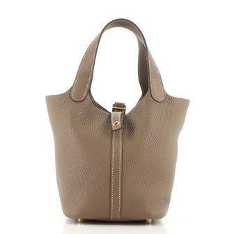 Hermes Picotin Lock Bag Clemence PM