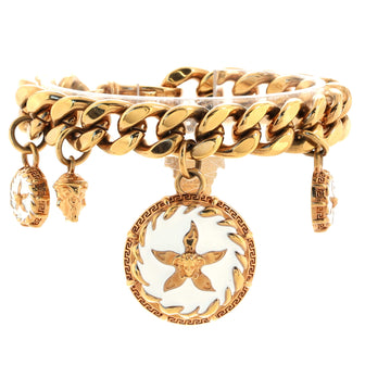 Versace Tresor de la Mer Charm Bracelet Metal with Enamel