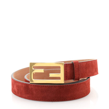 Fendi Baguette Belt Suede Medium