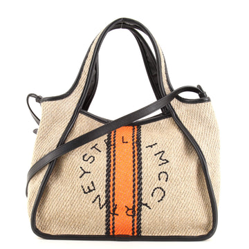 Stella McCartney Alter Tote Striped Linen Small