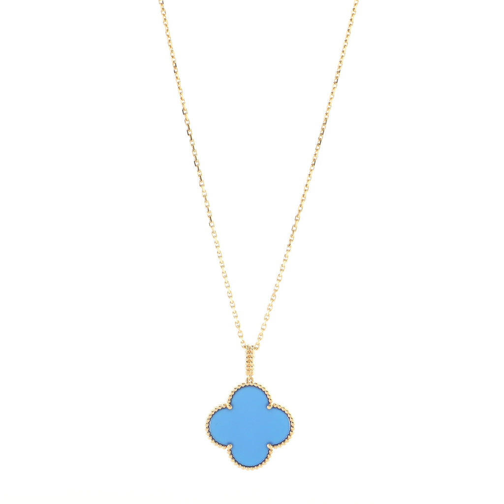 Yellow gold necklace Van Cleef & Arpels Blue in Yellow gold - 25526324